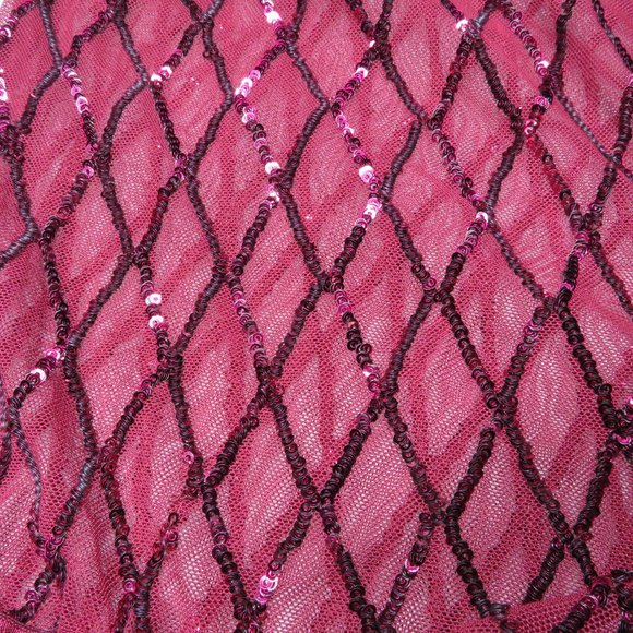 Women's Sequin Design Shorts - Red - Picture 2 of 4